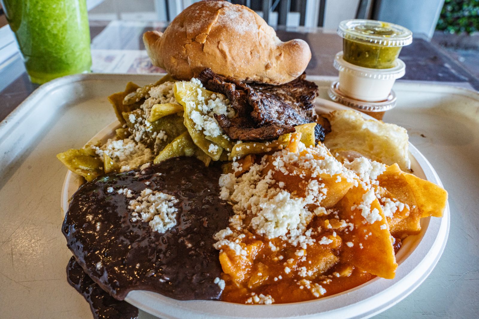 Chilaquiles at Venice Bakery.